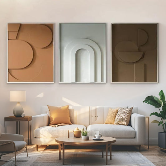 ✨ Kit Cadre Horizon Moderne 3D – 3 Pièces